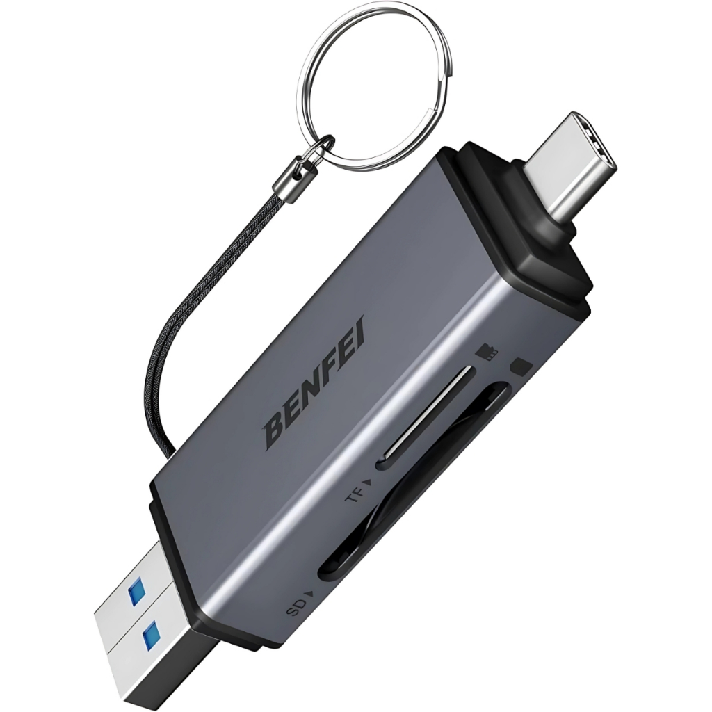 Adaptador Leitor Cartão De Memória Tipo Pen Drive Sd Tf Card Micro SD
