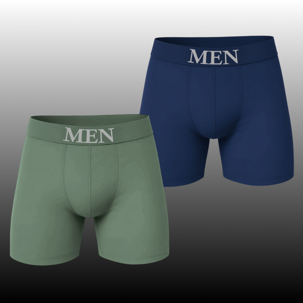 Kit até 6 Cuecas Boxer Masculina Conforto Cores Variadas Promoção em Oferta na Shopee