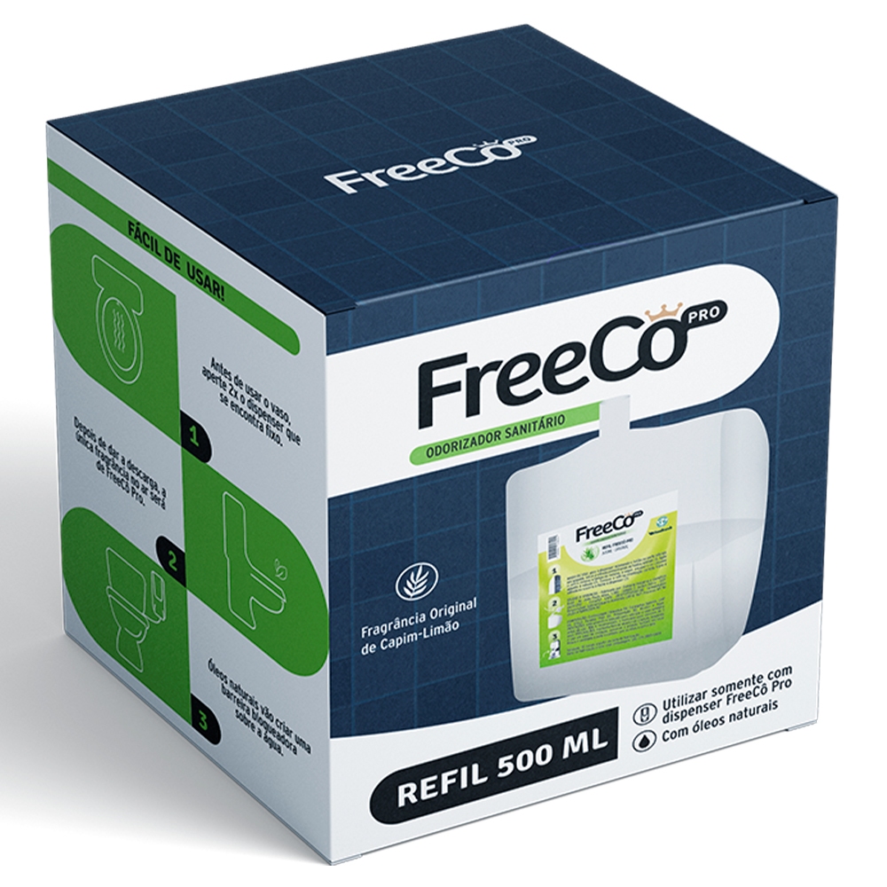FreeCô Pro Refil Bloqueador de Odores Sanitários em Oferta na Shopee