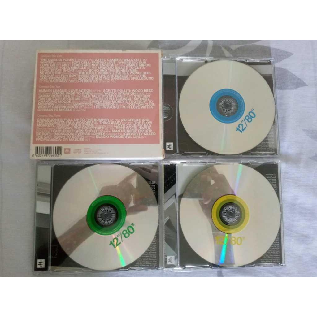 CD 12"/80's - Vários Artistas The Cure, Bauhaus, Echo, Siouxsie, Tears for Fears, Human League