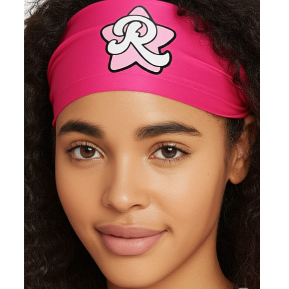Faixa de Cabelo da Emilly Vick Tiara Rosa Testeira Família Rosa Para Crianças Infantil