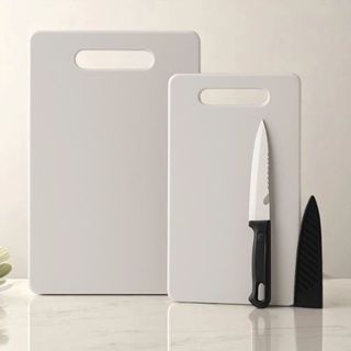 Jogo 3 Peças Duas Tábuas de Corte com Uma Faca Ideal para Carnes Frutas e Legumes em Oferta na Shopee