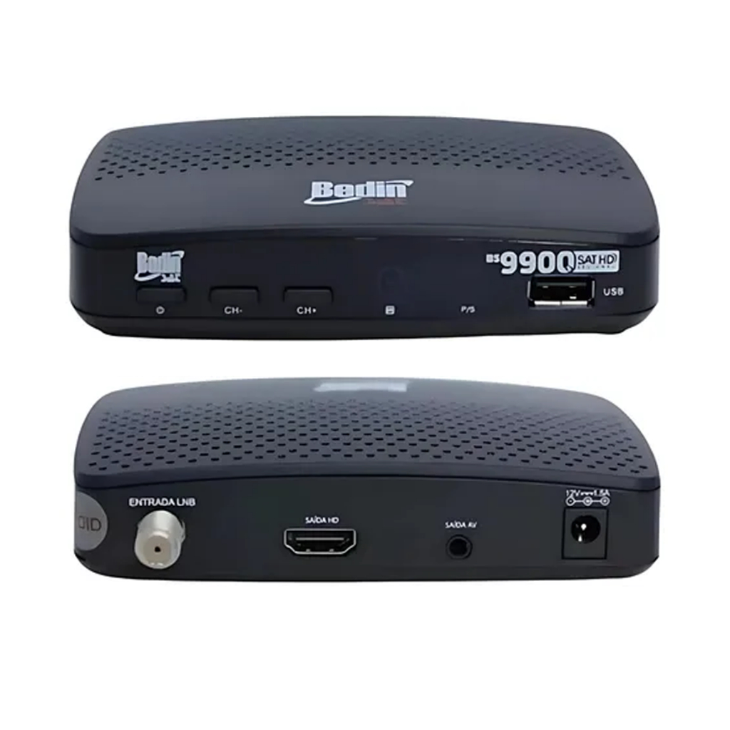 Aparelho para parabólica digital Bedin Sat bs 9900s banda ku