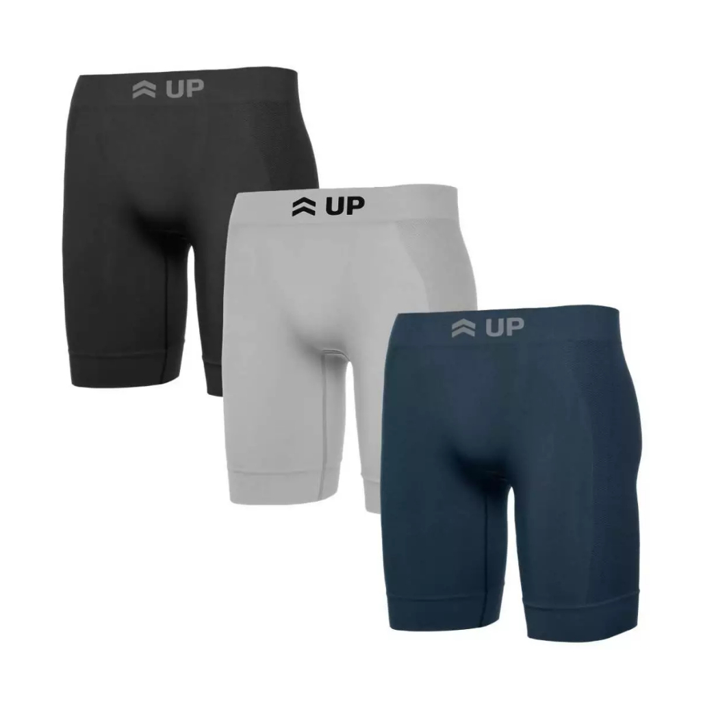 Kit C/3 Bermudas Térmica Masculina Compressão Esportiva Segunda Pele Corrida Ciclismo Anti Assadura