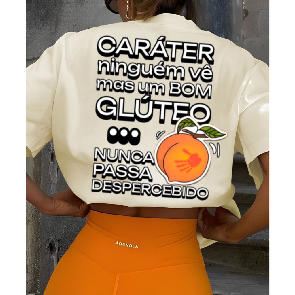 Camiseta Camisa Tshirt 100% Algodão Gym Treino Academia Musculação Fitness Oversized Glúteo em Oferta na Shopee