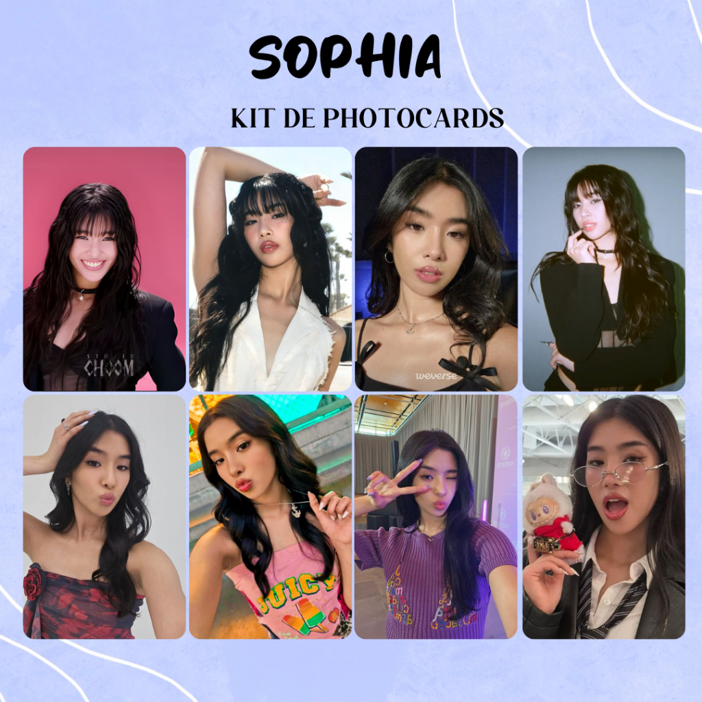 Photocards Katseye Kit cada membro (FANMADE)