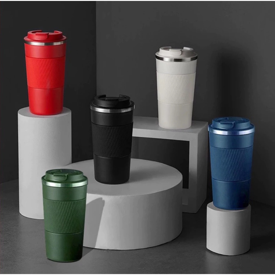 Caneca Copo Térmico com Tampa Aço Inox Quente E Frio 420/500ML