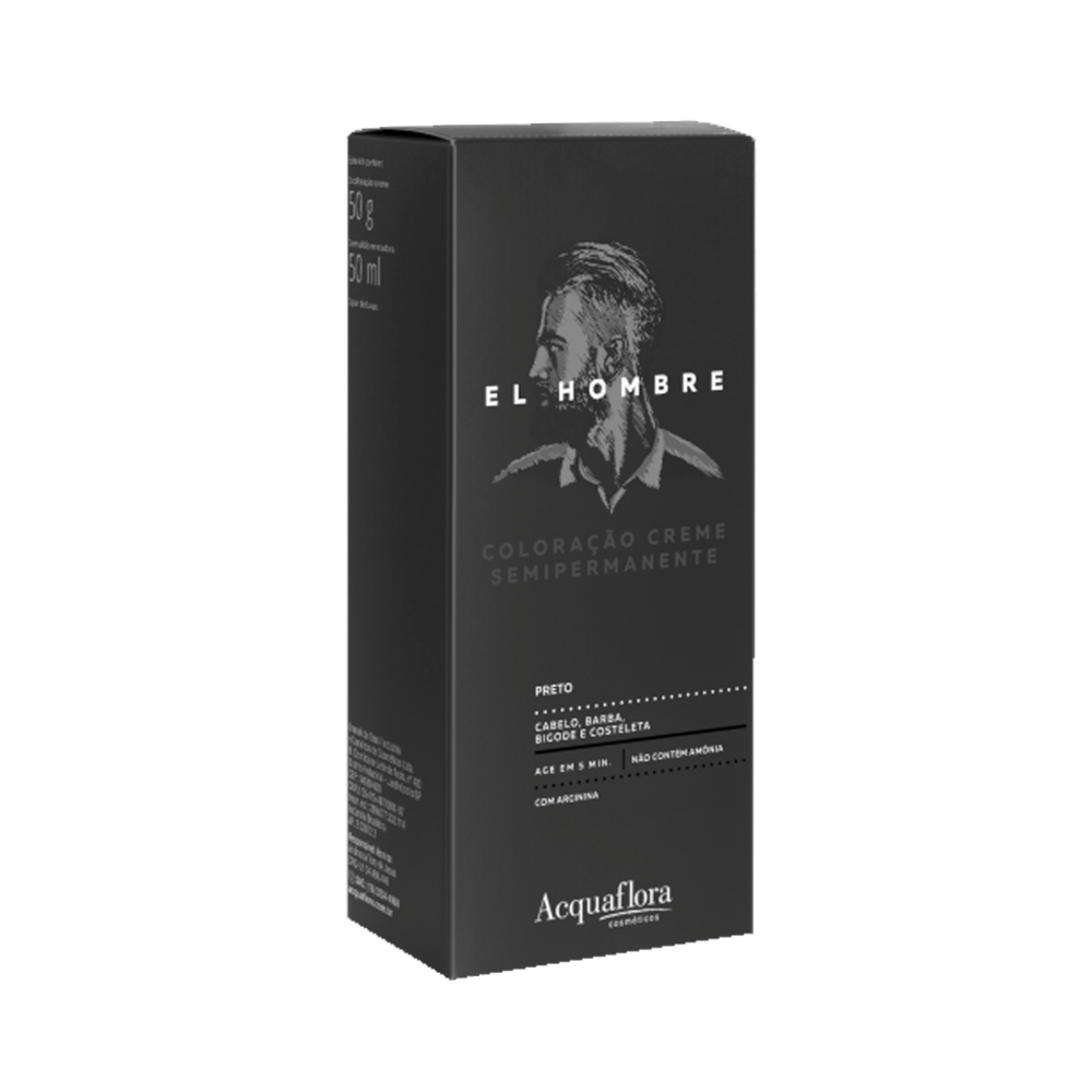 Coloração Acquaflora EL Hombre 1.0 Preto