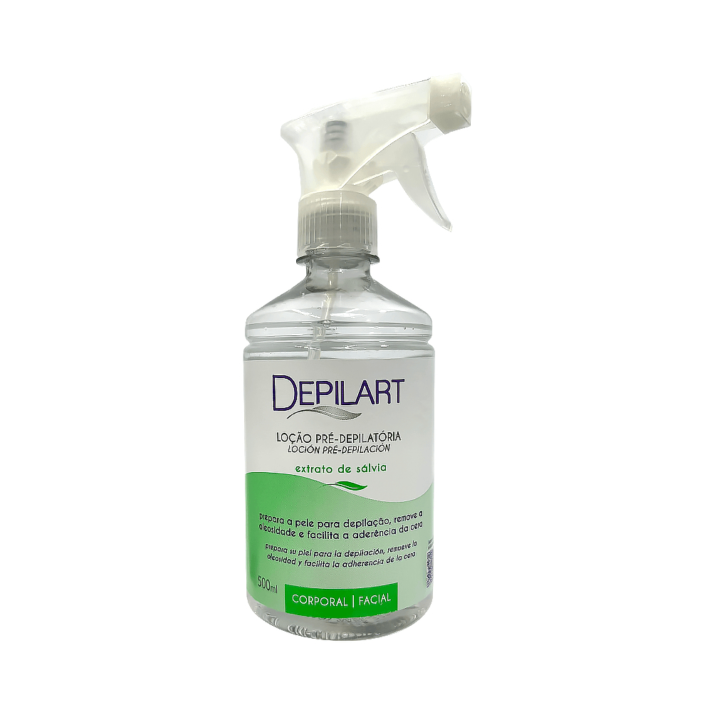 Loção Depilart Pré Depilatória Extrato de Sálvia 500ml em Oferta na Shopee