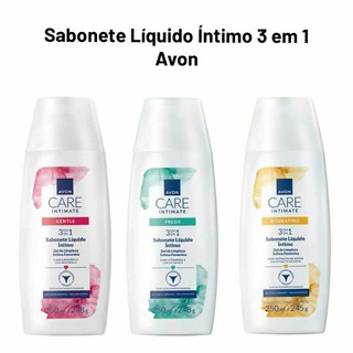 Sabonete Íntimo Líquido Feminino Avon Care Intimate Fresh 250ml (Calming, Fresh e Hydrating)