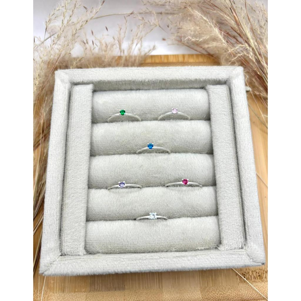 Solitário Simples Prata - Comprar com Melhor Preço em Anéis