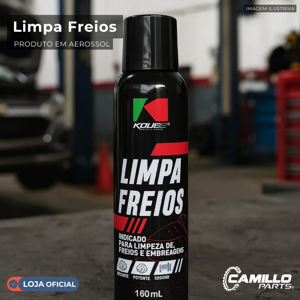 Limpa Freios Koube Spray Remove Impurezas e Restaura Frenagem Alto Poder em Oferta na Shopee