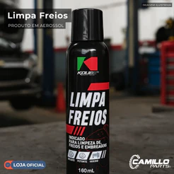 Limpa Freios Koube Spray Remove Impurezas e Restaura Frenagem Alto Poder