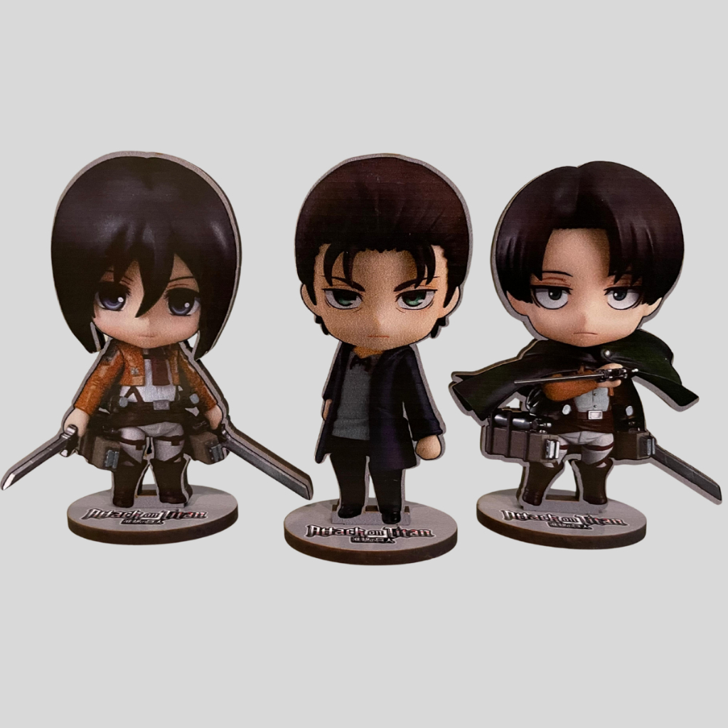 Totem shingeki no kyoji anime attack on titan Eren Yeager Levi ackerman mikasa ackerman decoração