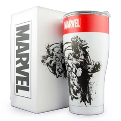 Copo Inox Marvel Vingadores Térmico Resistente 900ml