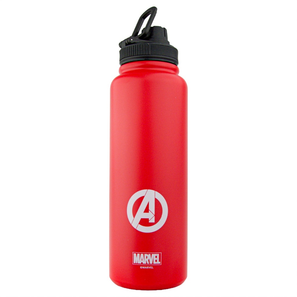 Garrafa Homem de Ferro Térmica Marvel 1L Big Hero Inox Resistente