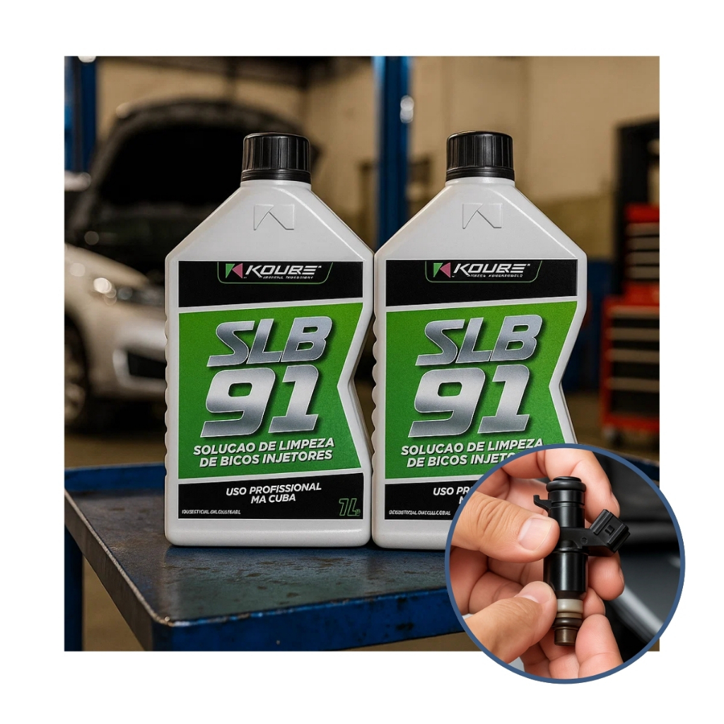 SLB91 Koube Kit 2 Solução 1L Para Limpeza Bicos Injetores Flex e Diesel em Oferta na Shopee
