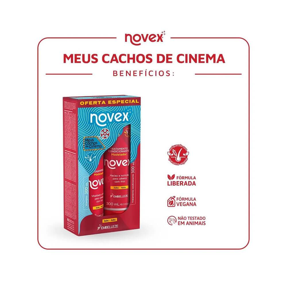 Kit Shampoo + Condicionador Vitay Meus Cachos de Cinema — imagem 2 de 2