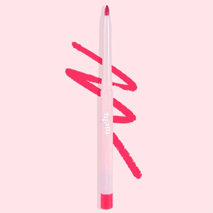 Lápis de Olho Colorido Retrátil Cor Rosa RR20566 Melu Ruby Rose em Oferta na Shopee