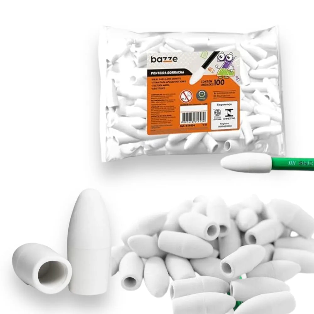 Borracha Ponteira Branca Bazze: Onde Comprar | BuscaProdutos