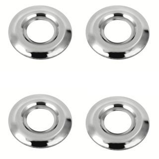 Canopla Kit Inox Para Torneira ou uso geral Embalagem Com 04 Pçs em Oferta na Shopee