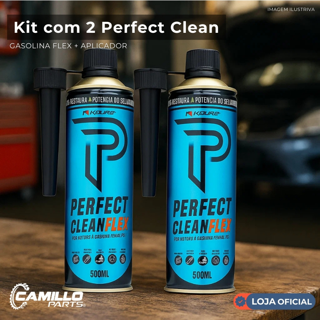 Koube Perfect Clean 2x500ml Descarbonizador Motor Limpa Sistema de Combustível em Oferta na Shopee
