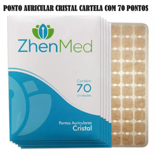 Placa Ponto Cristal Zhenmed c/70 Unidades em Oferta na Shopee