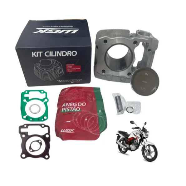 Kit Cilindro Motor 190cc Wgk Racing Bros 150 2012 2013 2014