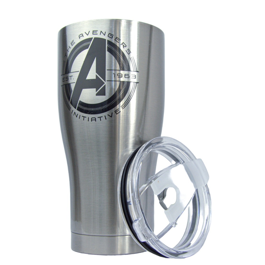 Copo Vingadores Marvel Térmico 900ml Inox Tampa Vedada Bebida em Oferta na Shopee