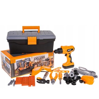 Maleta Ferramentas Infantil 39 Peças | Furadeira Elétrica | Presente em Oferta na Shopee