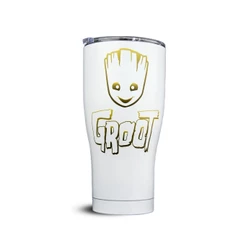Copo Groot Marvel Térmico Inox 900ml Ideal Bebidas Quentes Frias