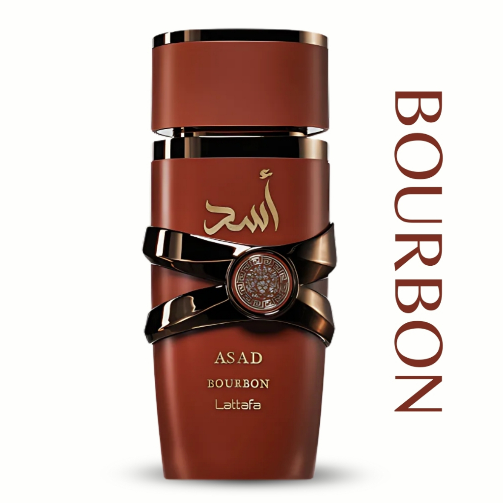 Perfume Lattafa Asad Bourbon Eau de Parfum Masculino Original Árabe 100ml