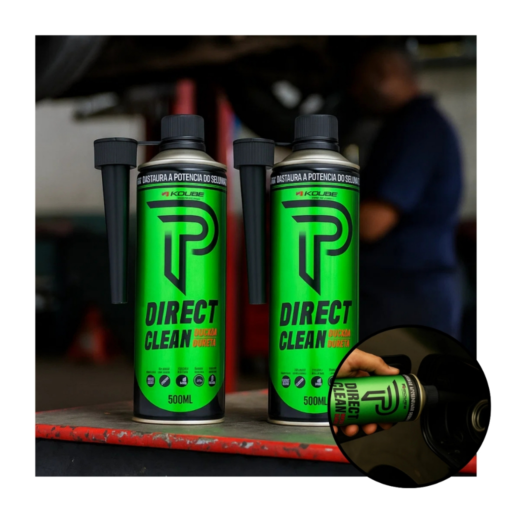 Kit 2 Direct Clean Koube 500ml Proteção e Limpeza Sistema de Combustível em Oferta na Shopee