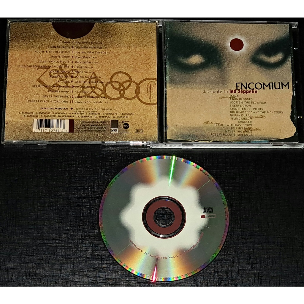 CD Encomium Tribute to Led Zeppelin 1995 Raro Anos 90 Duran Duran Sheryl Crow Stone Temple Pilots Robert Plant Tori Amos