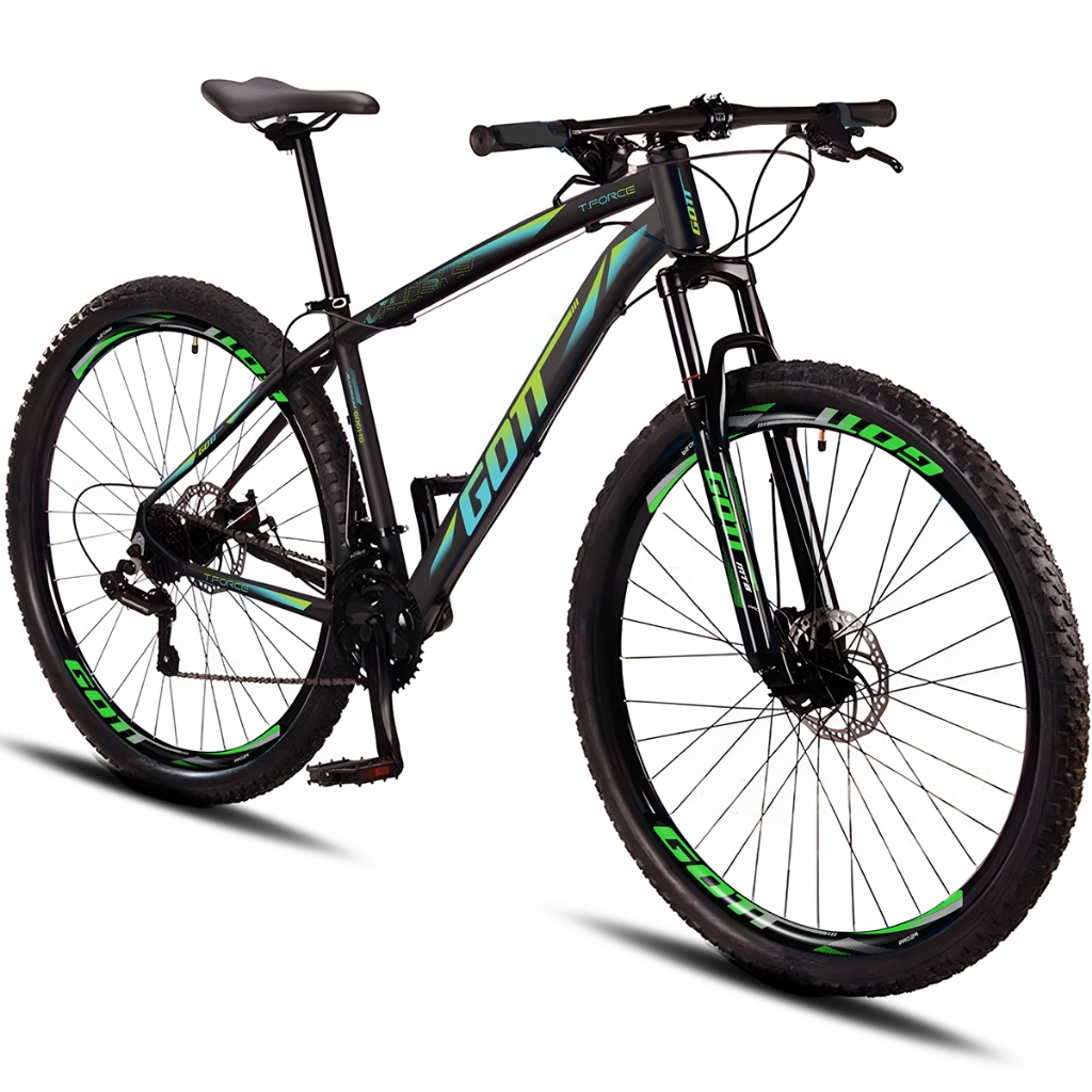 Bicicleta Aro 29 Alumínio Gott 24v Freio a Disco T-Force em Oferta na Shopee