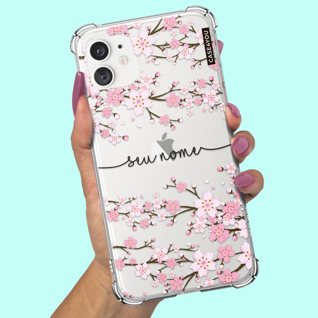 Capa Capinha para Samsung Galaxy A01 A02 A03 A03s A03 Core A04 A04s A04e A05 A05s A06 A07 Personalizada Cerejeira 6