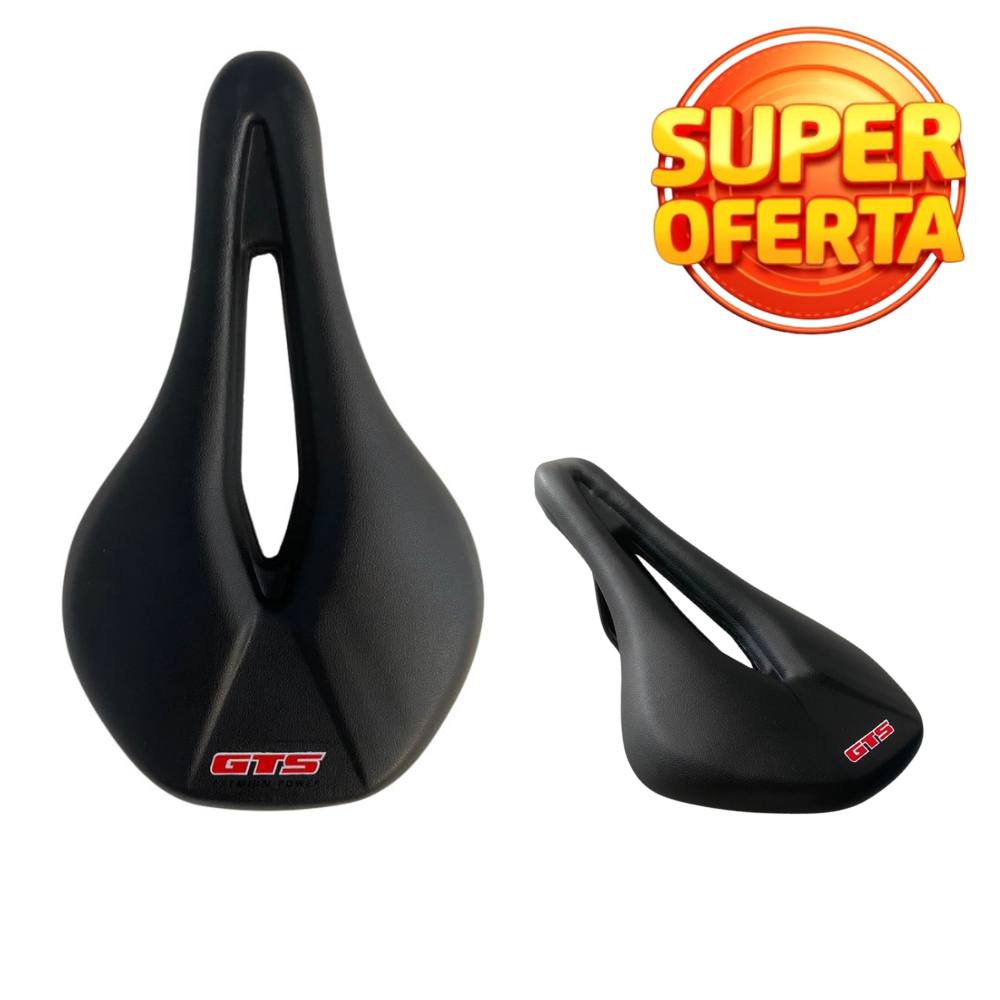 SELIM BANCO VAZADO GTS PRIME 145MM MTB SPEED BIKE BICICLETA em Oferta na Shopee