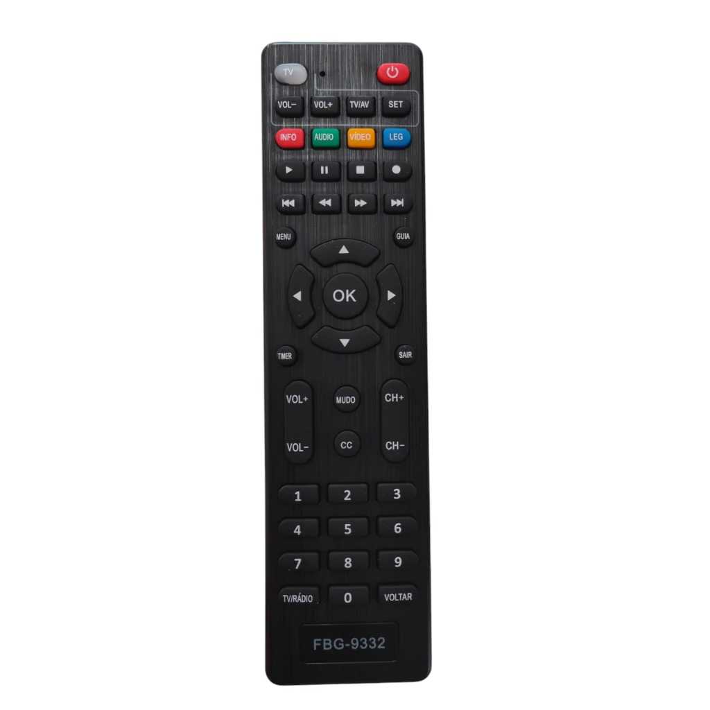 Controle Remoto PARABÓLICA Digital INTELBRAS SAT HD REGIONAL  RDS 840 RDS 880 LE-7366 FBG-9332