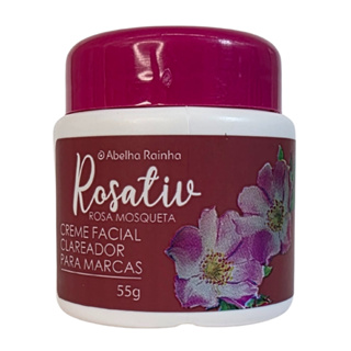 Creme Clareador Para Marcas Com Óleo De Rosa Mosqueta Rosativ Abelha Rainha 55g em Oferta na Shopee