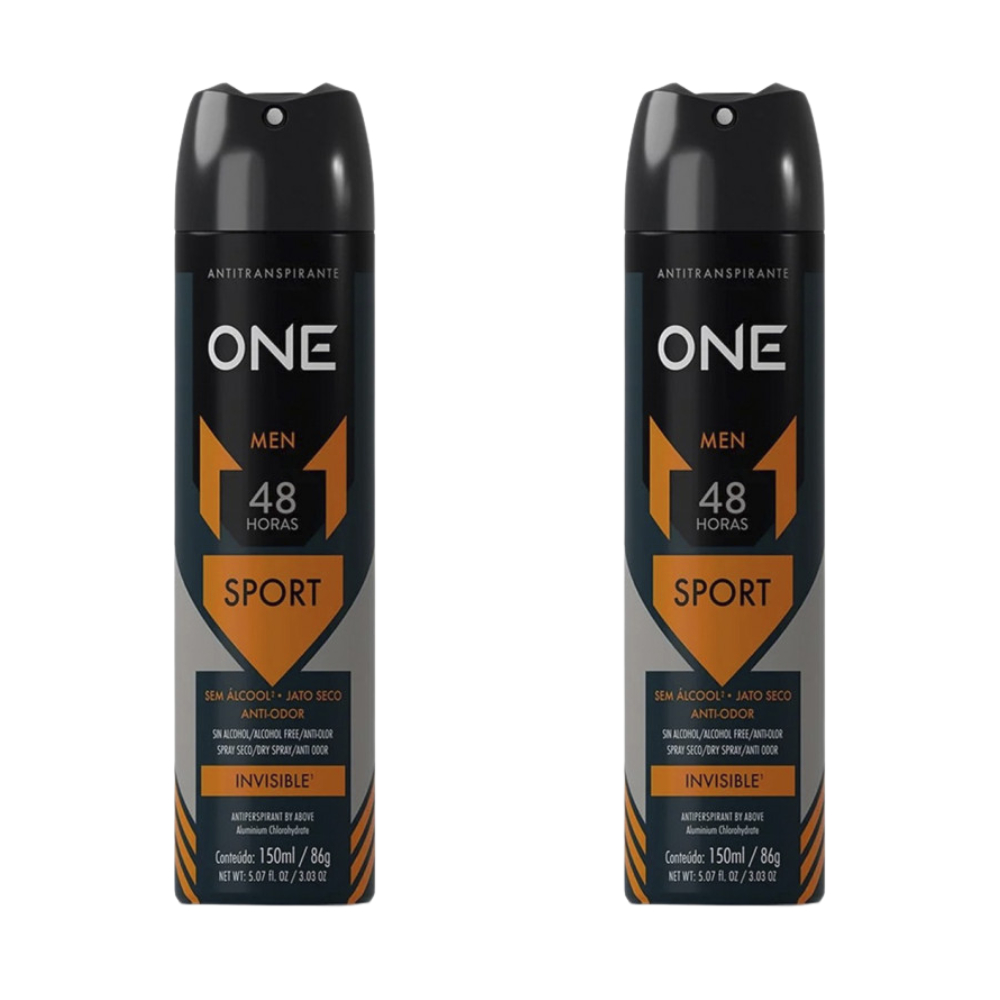 Kit 2 Desodorante Above One Men Sport 150ml em Oferta na Shopee