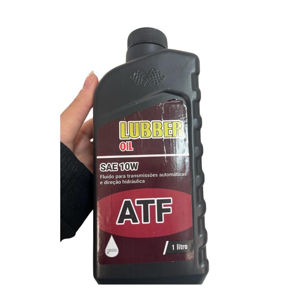 Óleo Lubber ATF SAE 10W 1 Litro Fluido para Transmissões Automáticas e Direção Hidráulica Lubrificação Eficiente