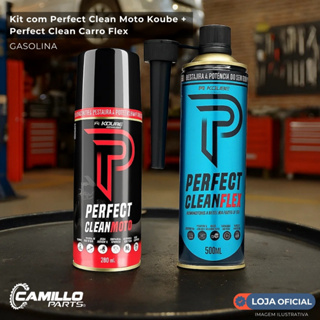 Kit Limpeza de Motor Koube Perfect Clean Moto e Flex - Carburado, Injetado e Veículos Flex em Oferta na Shopee