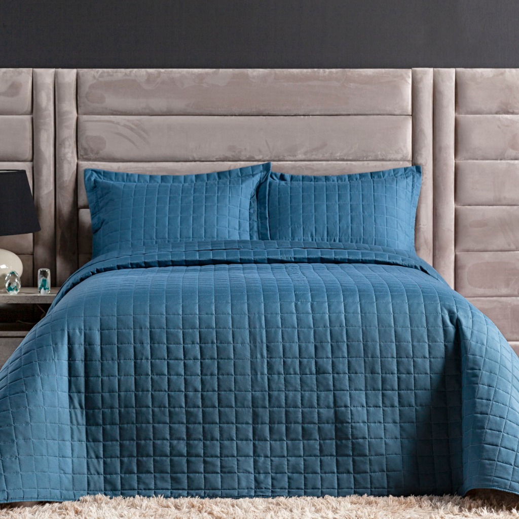 Cobre Leito Dupla Face 300 Fios Colcha Casal Queen King Solteiro Com Porta Travesseiro Matelado em Oferta na Shopee