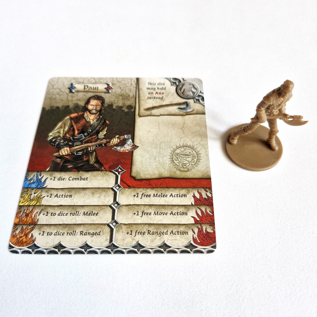 Paul - Sobrevivente (Survivor) - Zombicide Black Plague Ks / Green Horde