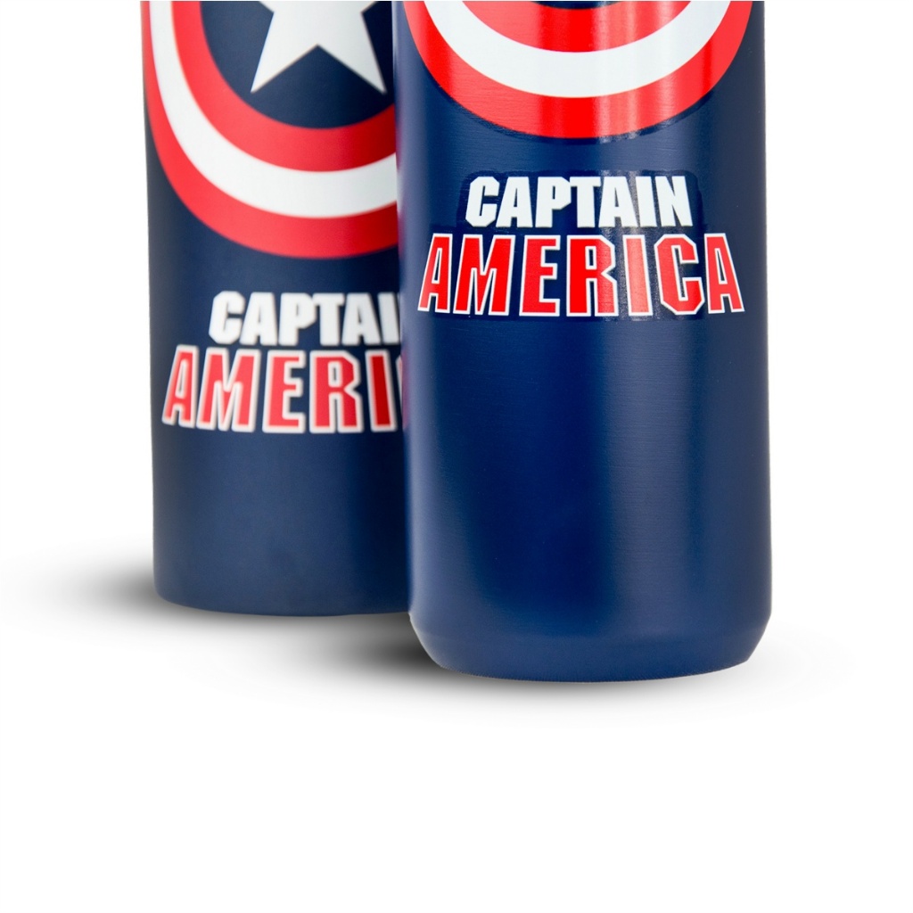 Garrafa Marvel Inox Térmica Capitão América 600ml