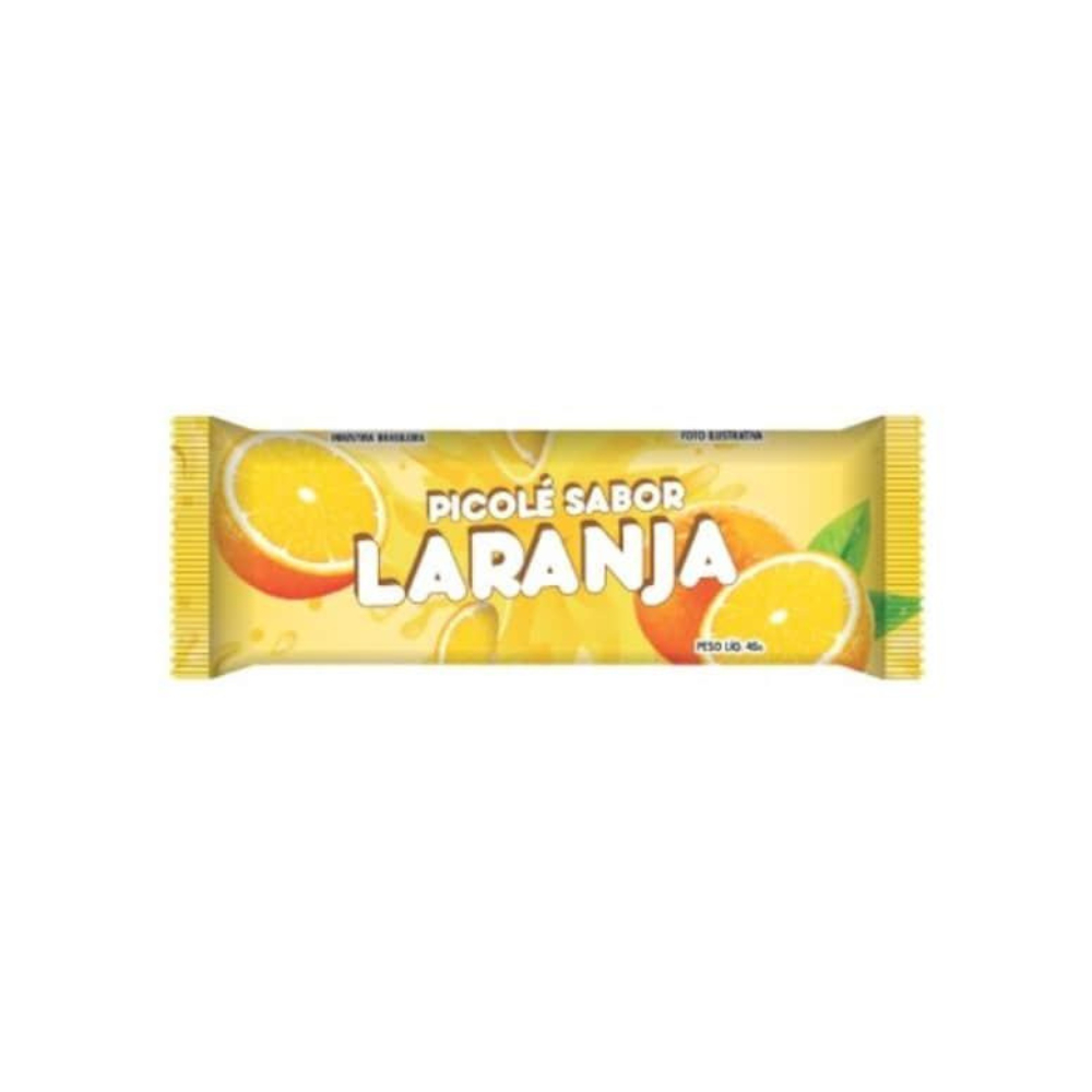 Saquinho Bopp para Picolé sabor Laranja