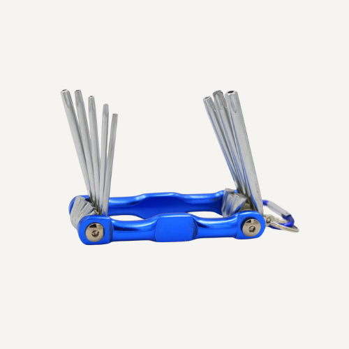 Kit Ferramentas Bike 7 em 1 – Multifunção Compacto Portátil para Reparo de Bicicleta Aço Inoxidável