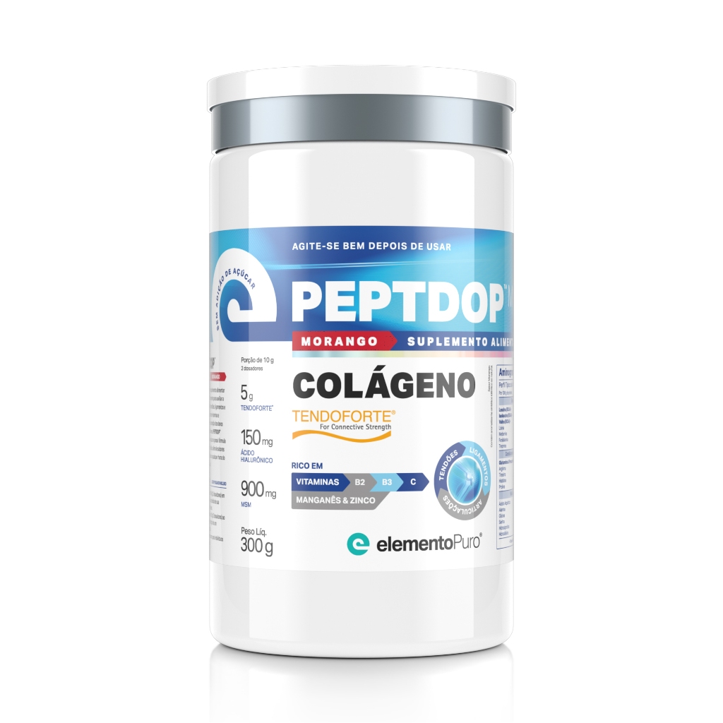 Colágeno Tendoforte PEPTDOP Move 300g Saúde das Articulações, Ligamentos e Tendões elementoPuro