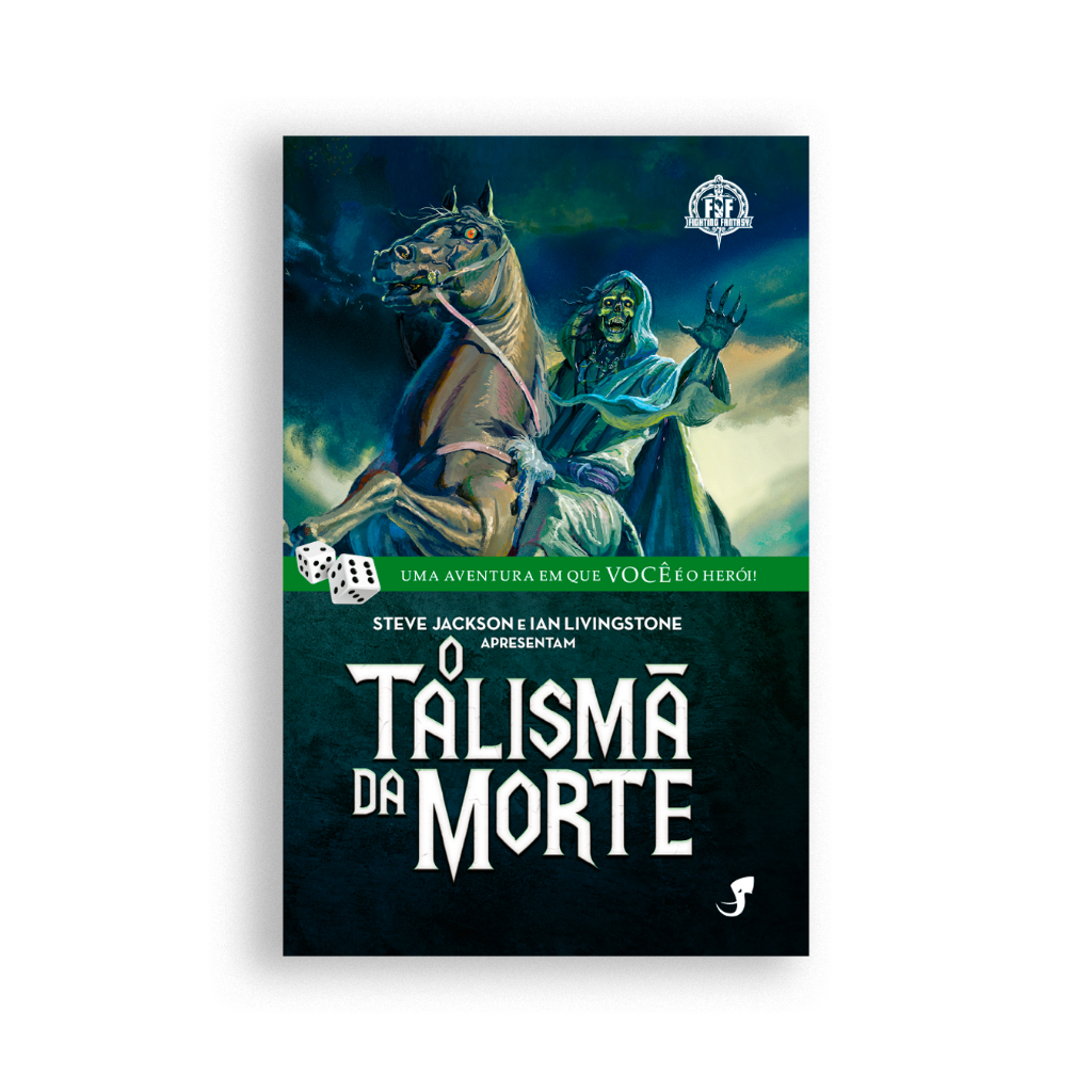 Livro Jogo RPG: O Talismã da Morte Fighting Fantasy - FF23