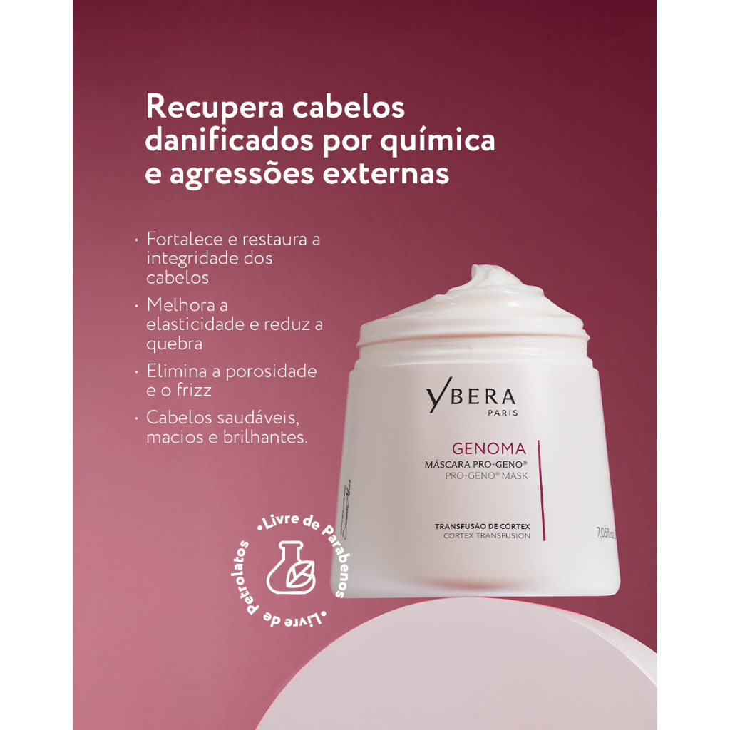 Máscara Pro-Geno Genoma 200g - Ybera Paris — imagem 2 de 2